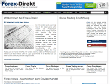Tablet Screenshot of forex-direkt.de